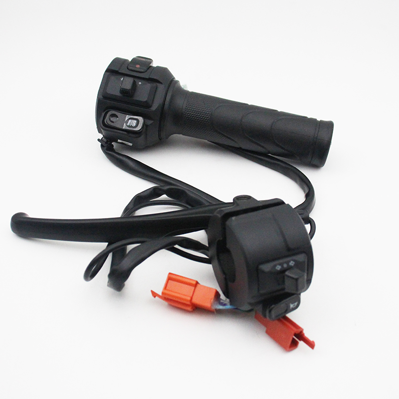 适配雅迪电动车组合转把开关总成