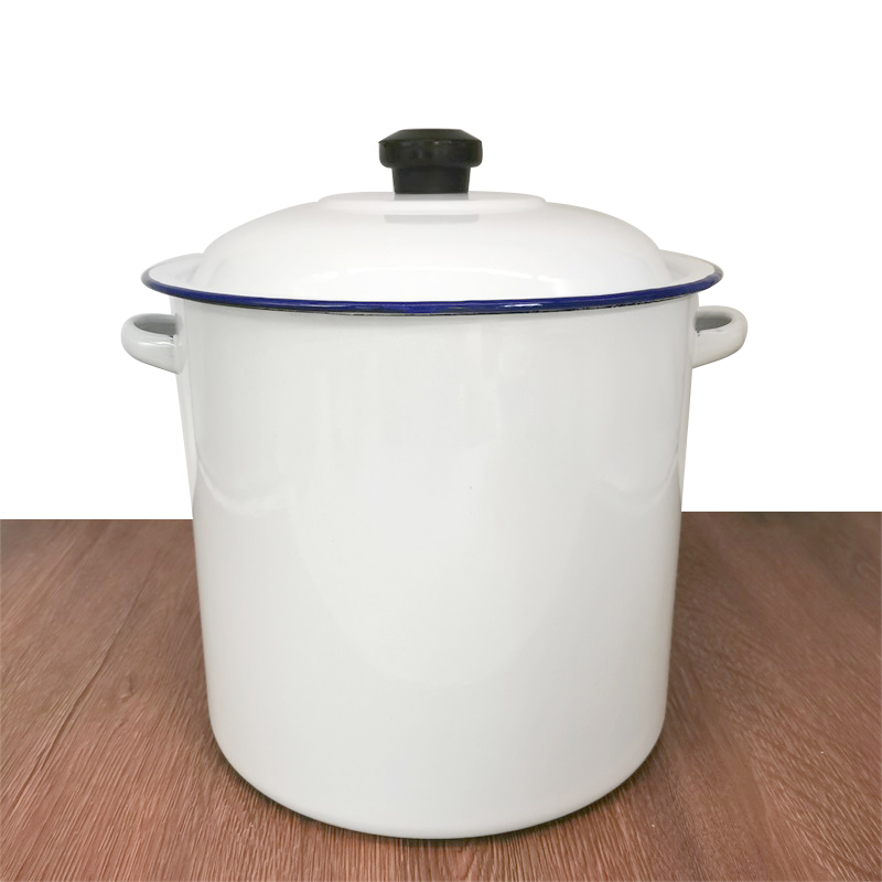 大容量加厚搪瓷茶桶装米桶猪油桶