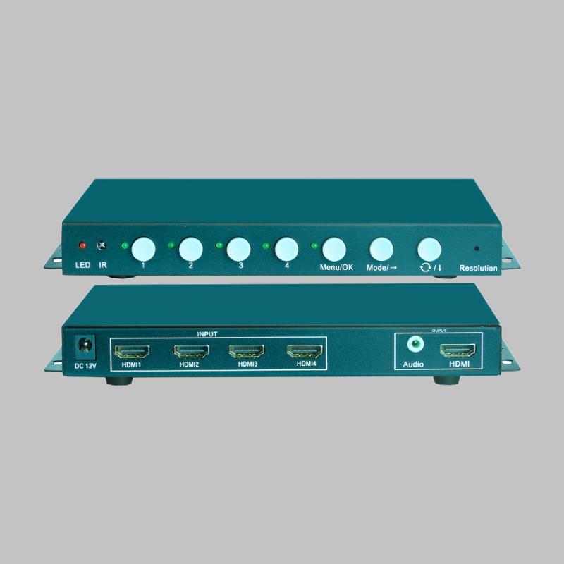 工业4K60HZ画面旋转IPAD竖屏镜像智能黑边切除处理视频转换器