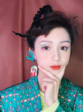 雅痞韩国凹造型细软短发束发