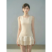 SeaRisen01 25AM10 00圣彼得堡天鹅湖·醋酸鎏光绑带连衣裙女