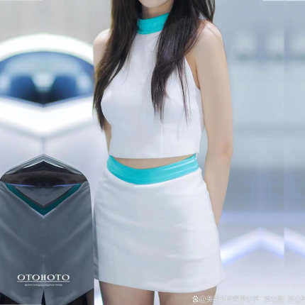 当季新品2026夏季礼服套装短裙挂脖背心两件套性感车模酒会工作装