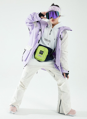 VECTOR单板滑雪服套装男女反光潮流保暖防风防水透气滑雪衣雪裤