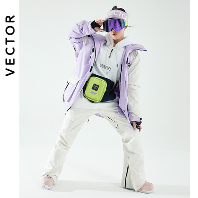 VECTOR单板滑雪服套装男女反光潮流保暖防风防水透气滑雪衣雪裤