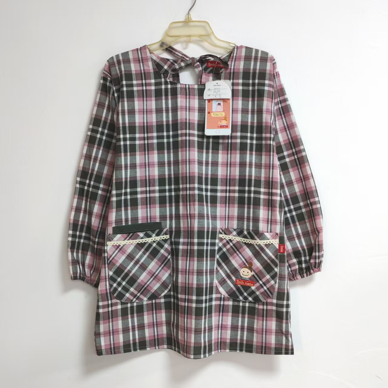 成人女式女士生围裙日本韩国式防污做饭罩衣反穿厨房家务清洁打扫