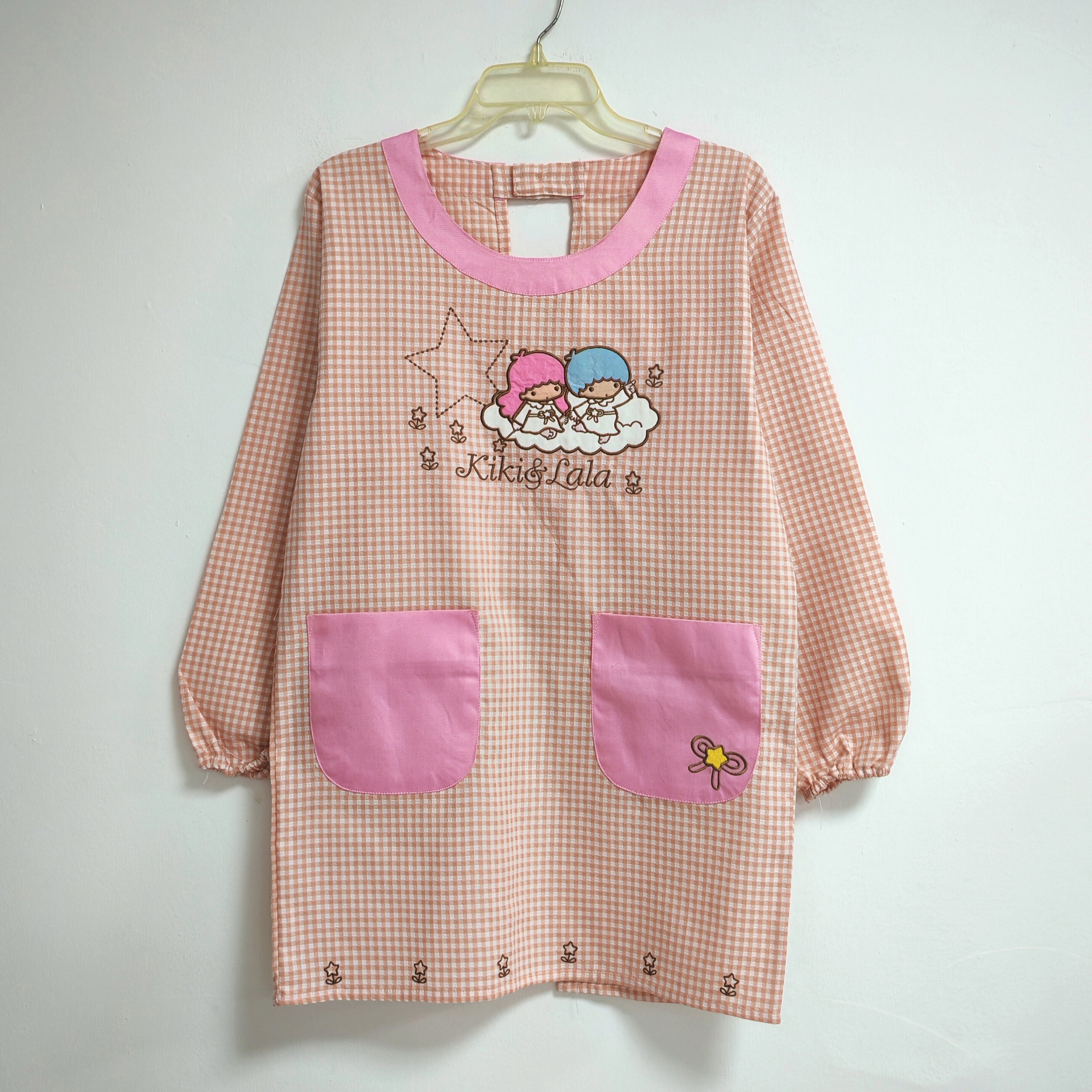 包邮长袖围裙女创意反穿咖啡店员工作服男女日本可爱公主韩版时尚