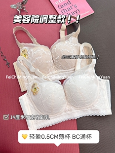内衣女无钢圈BC杯透气舒适文胸聚拢性感上托2219 3D立体调整型薄款