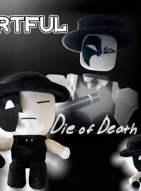 跨境爆款死亡之死Die of Death Artful公仔巧匠杀手毛绒玩具现货