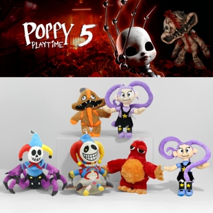 波比 游戏时间poppy玩偶蜘蛛Lily莉莉公仔跨境毛绒公仔 Q版 可爱