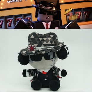 新款超萌被遗忘的游戏Chance Roblox毛绒玩具7号西装人公仔玩偶
