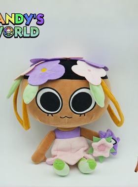 丹迪的世界Dandy's World Bassie玩偶花仙子柳条篮子毛绒玩具