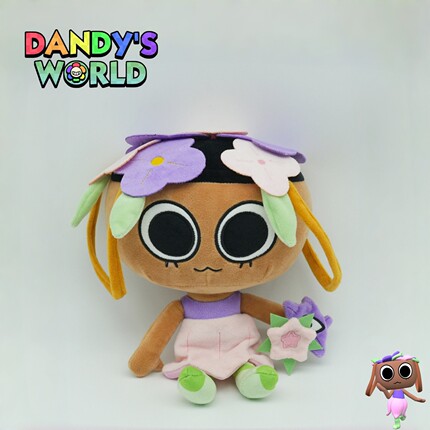 丹迪的世界Dandy's World Bassie玩偶花仙子柳条篮子毛绒玩具