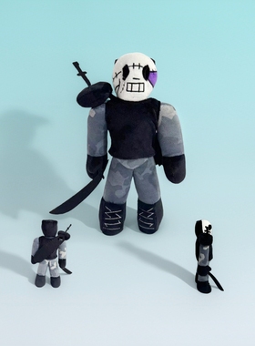 爆款现货forsaken slasher毛绒玩具游戏砍杀者公仔男生礼物收藏