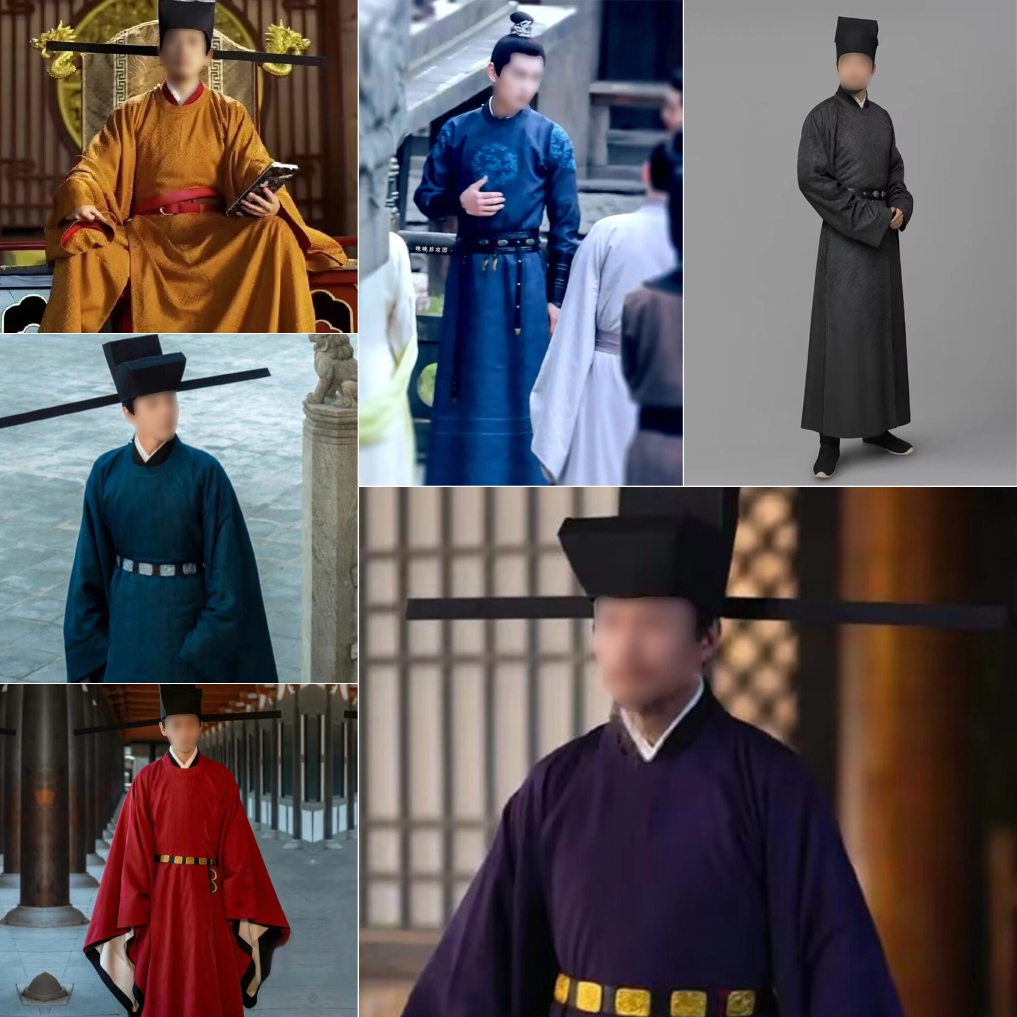 演出服男装圆领袍网剧短剧大袖衫影视古装宋朝大臣服官服电视同款