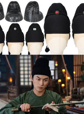 唐朝汉服圆领袍男女同款幞头帽