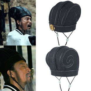 古代男汉服 丞相帽 三国头饰帽子古装道具诸葛亮帽子大臣头饰帽子