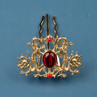 汉服头饰头冠古风男女通用古装发冠束发簪子侠女男儿童舞台发饰