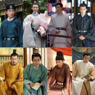 影视古装男士唐朝官员宋朝长袍古装王爷皇帝演出服臣服圆领大古装