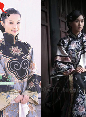 古装中式传统少奶奶民国清朝大家闺秀小姐绣花服装演出服秀禾服