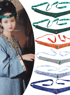 抹额发带头饰品红楼梦王熙凤假发套汉服古风影楼摄影妆造汉服配饰