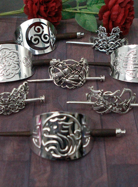 古装男士束发头饰汉服发冠男女发簪子日常发饰摄影演出cos头冠