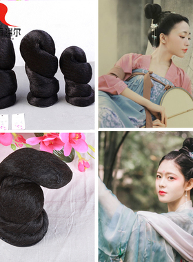 古装假发唐朝汉服襦裙仙女公主造型影楼写真万用cos有铁丝灵蛇髻