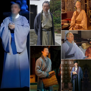 李时珍影视传统服饰网剧百姓员外古装演出服神医棉麻男装华佗扁鹊