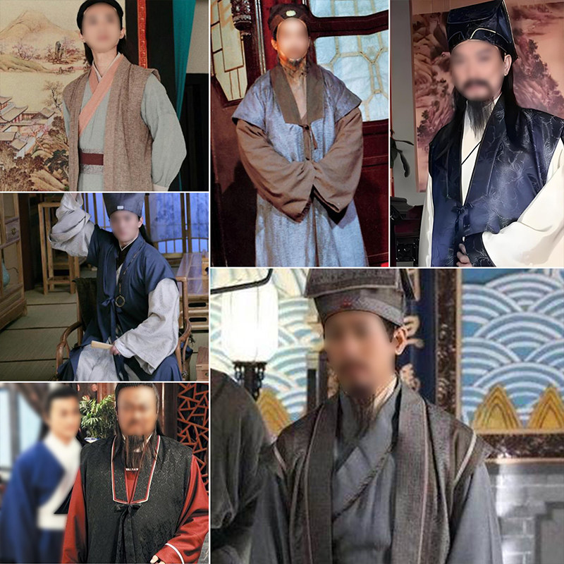 古装武侠唐朝宋朝文人官员男影视师爷公孙策县丞古装男装清唐侠客