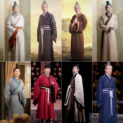 老者古装大臣服男士典籍里的中国