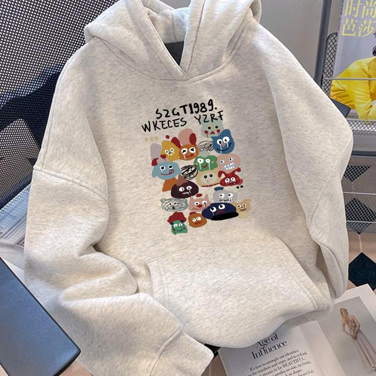 2024新款银狐绒加绒加厚卫衣女男