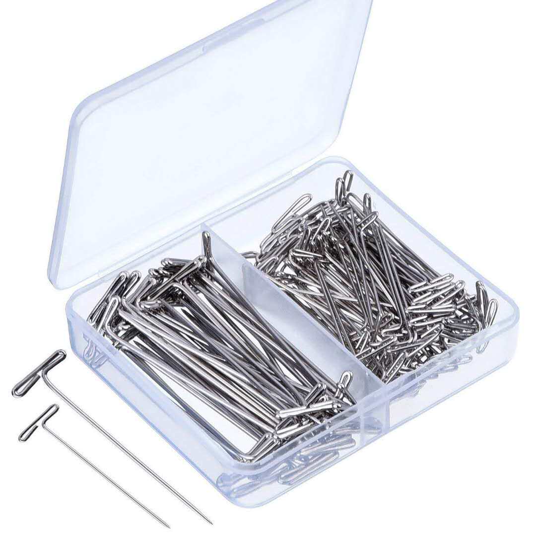 다중 사양 조합 T 자형 바늘 위치 바늘 성형 바늘 T 자형 바늘 DIY 가발 머리 확장 스웨터 목도리 고정 바늘