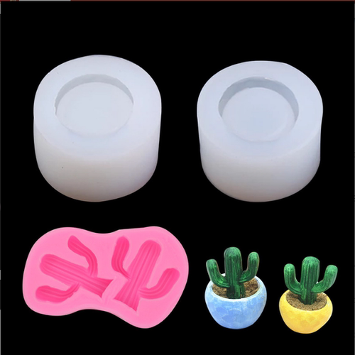 植物花盆盆栽仙人掌硅胶模具 diy手工制作香薰石膏扩香石摆件 - 封面