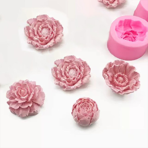 牡丹康乃馨模具立体玫瑰花硅胶