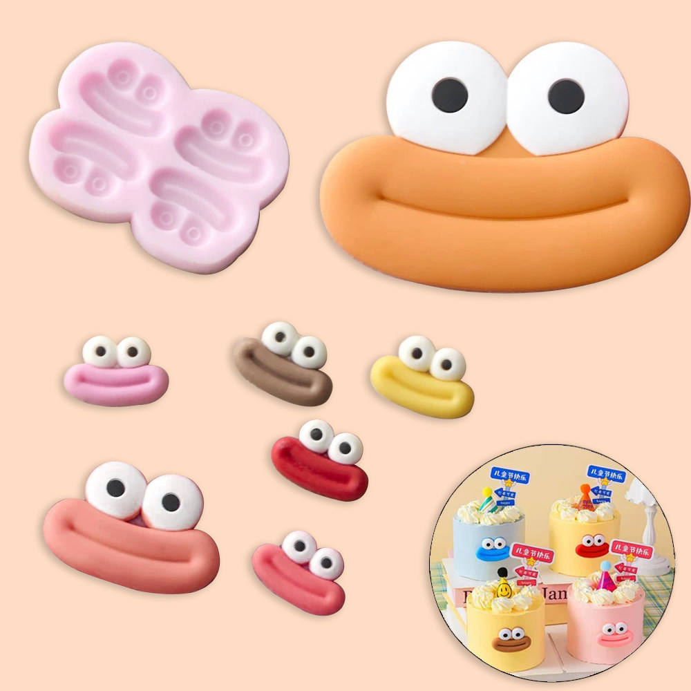 香肠嘴大眼睛硅胶模具鸭子脸蛋脚蹼巧克力翻糖蛋糕装饰食品级模具,厨房/烹饪用具,烘焙模具,淘宝优惠券,粉丝福利购,淘宝优惠卷