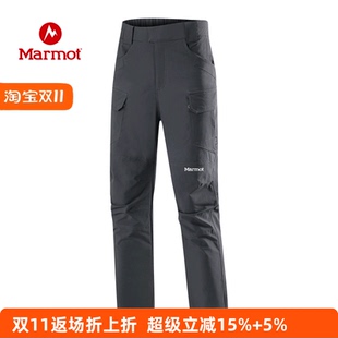 户外多功能运动裤 MARMOT土拨鼠软壳冲锋裤 裤 防泼水工装 男春秋季