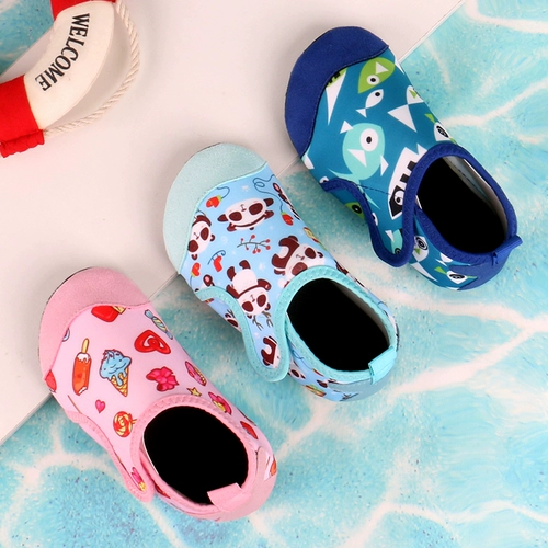 Детская пляжная обувь, детский нескользящий быстросохнущий аквапарк для снорклинга для плавания