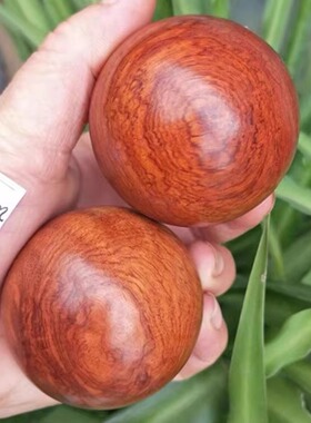 缅甸花梨木手球大果紫檀按摩球