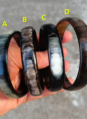 简约漂亮牛角手镯复古个性手环