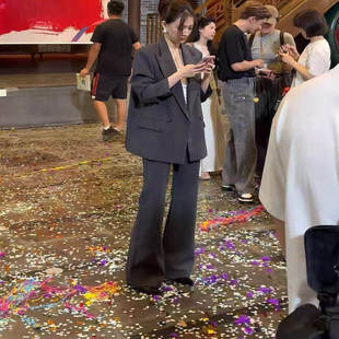 春款徐璐明星同款西装套装2025秋冬季新款高端休闲西服外套裤子女