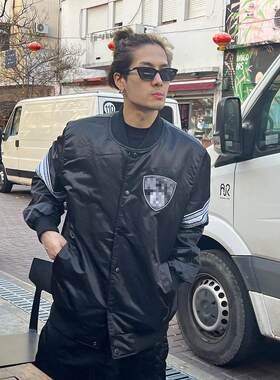 春款正确版王嘉尔同款秋冬棒球服外套美式ins潮复古夹克男女宽松