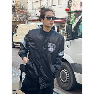 春款 王嘉尔同款 秋冬棒球服外套美式 ins潮复古夹克男女宽松 正确版