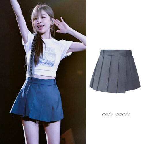 新潮王心凌同款灰色西装