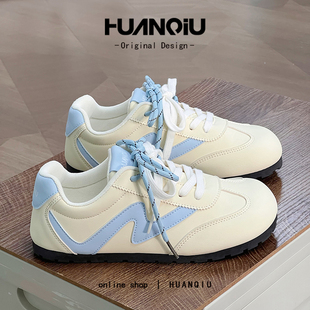 百搭轻便板鞋 环球多巴胺耐磨防滑德训鞋 巨好看小白鞋 2026新款 女款
