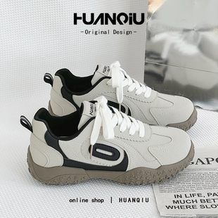 环球防滑耐磨跑步运动鞋女款2026新款登山鞋轻便舒适不累脚休闲鞋