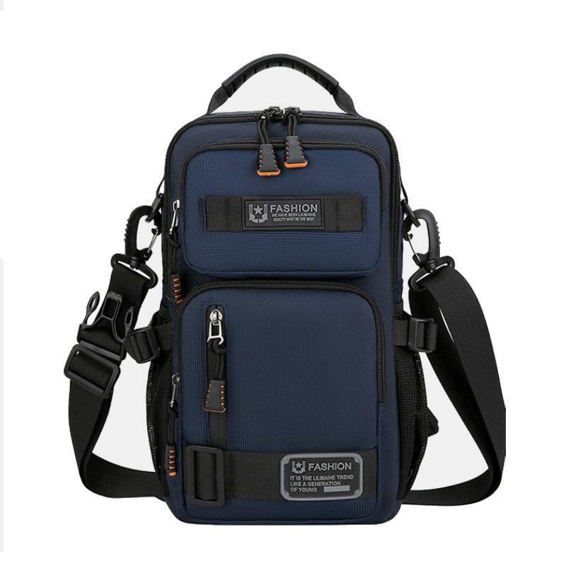 2026字母图案双侧水杯伞插位男式手提单肩斜挎胸包IPADMINI游玩包,箱包皮具/热销女包/男包,胸包,淘宝优惠券,粉丝福利购,淘宝优惠卷