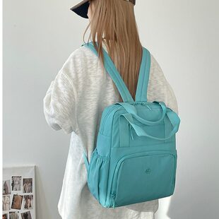 2026潮牌质量好侧纸抽水杯位男女手提双肩背大学生小书包游玩通勤