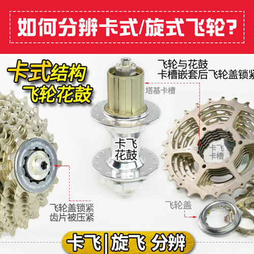 山地车卡式飞轮公路车