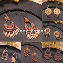 retro Tassel Earring women欧美时尚宫廷复古流苏独特设计耳环女