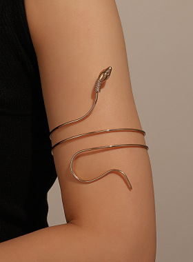 欧美夸张蛇形手环女复古个性臂环