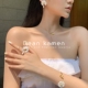 法式 girl necklace 白花耳环小雏菊耳钉2020年新款 潮甜美Daisy